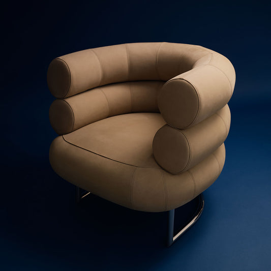 Bibendum Chair 100 Years Ltd Edition | Gold 30329 Duet Nubuck Leather