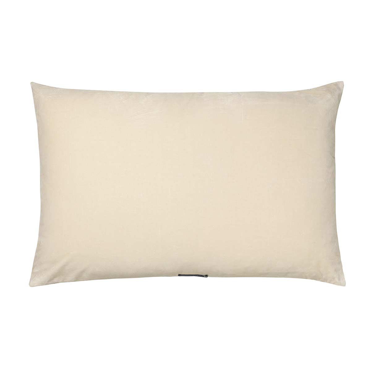 Ines Cushion | Basil and Dusty White