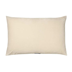 Ines Cushion | Basil and Dusty White