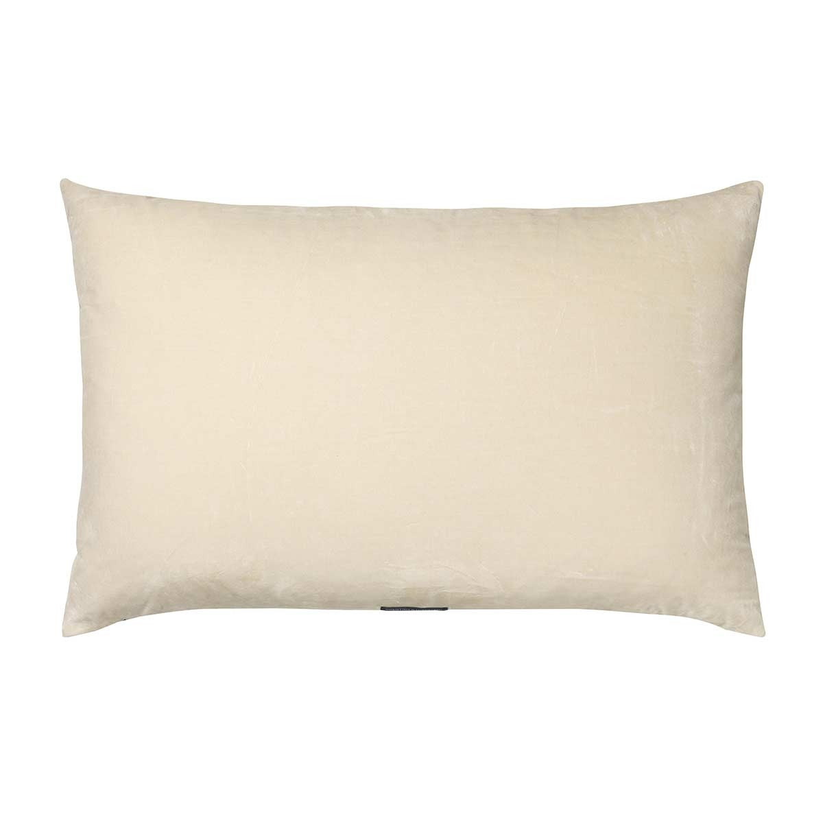 Ines Cushion | Mazarine and Dusty White