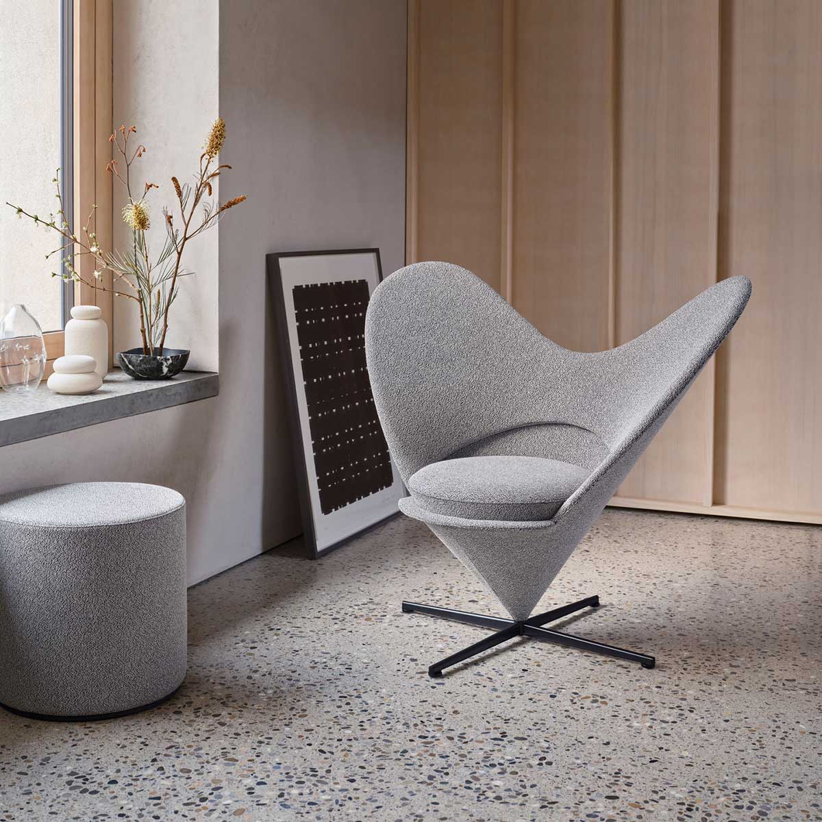Heart Cone Chair | Cento 15 Salt n Pepper