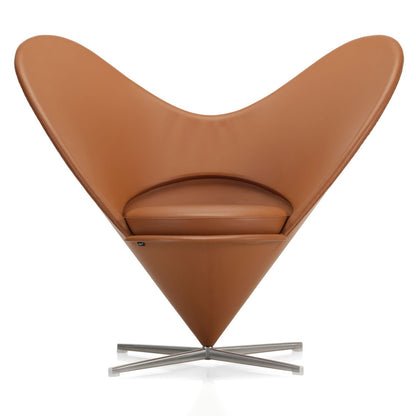 Heart Cone Chair | Premium Leather Cognac 97