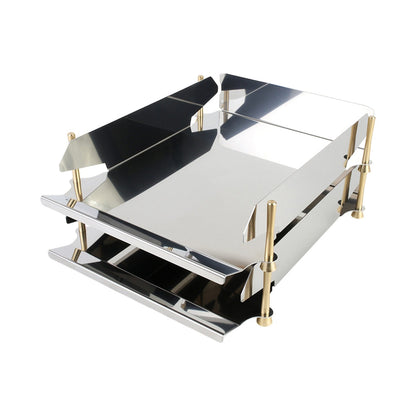 Lyra Paper Tray | Stainless Steel