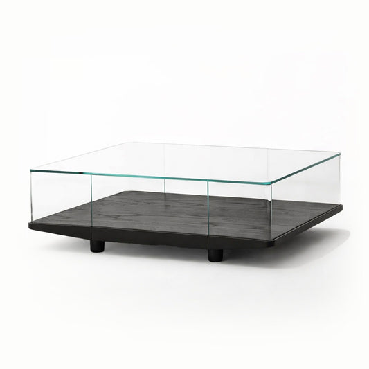 Collector Square Coffee Table | Black Ash Base