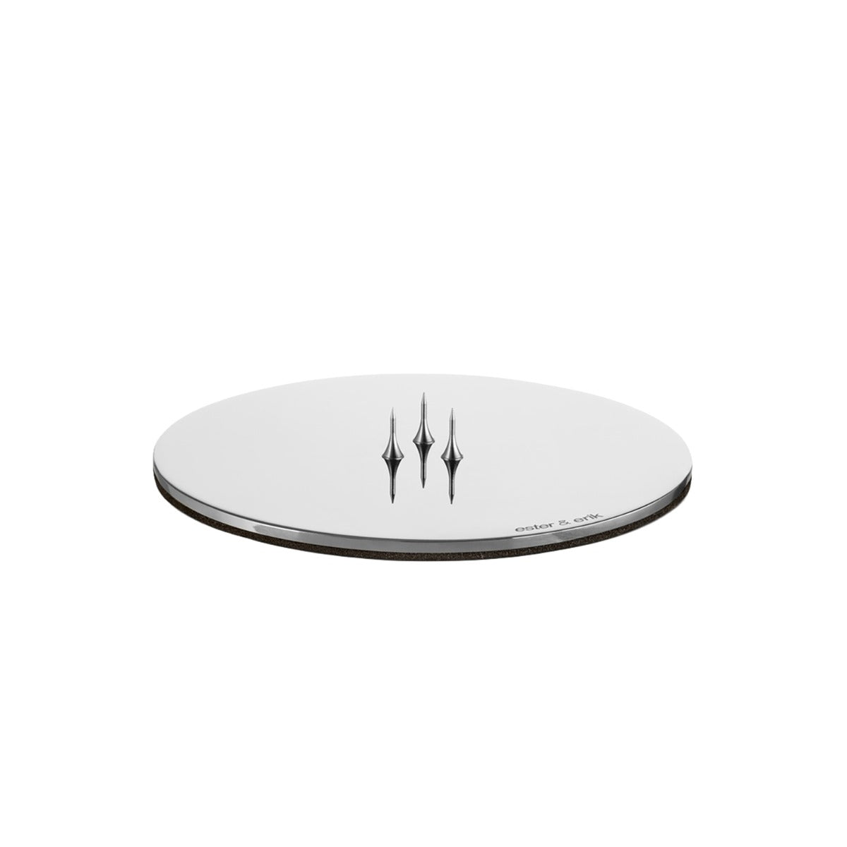 Candle Plate | Shiny Silver