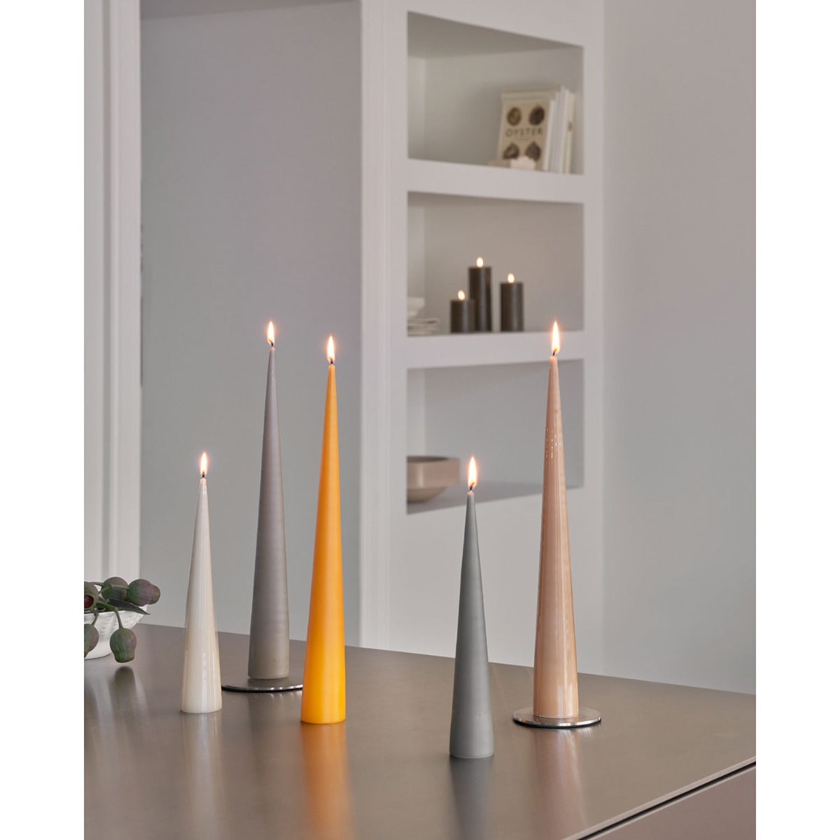 Candle Plate | Shiny Silver