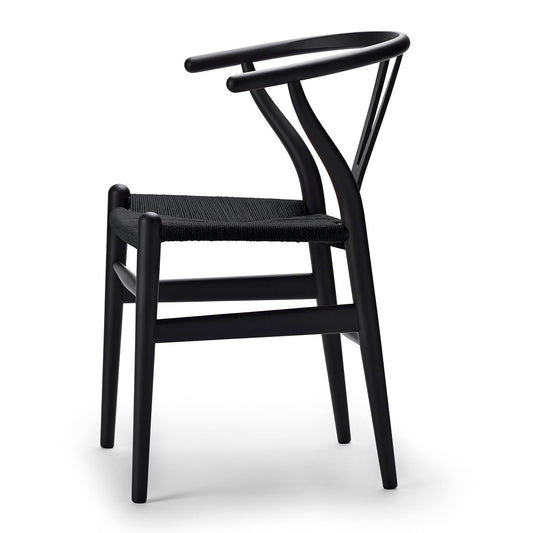 CH24 Wishbone Chair Soft Colours | Black