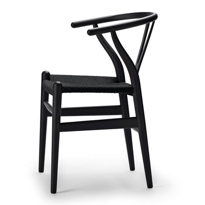 CH24 Wishbone Chair Soft Colours | Black