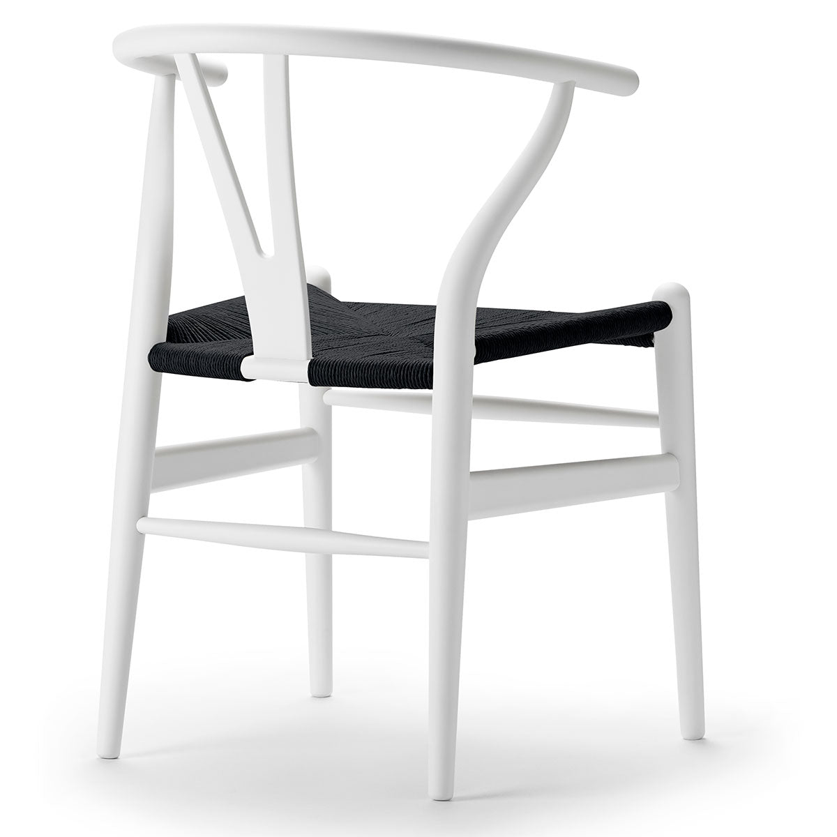 CH24 Wishbone Chair Soft Colours | White