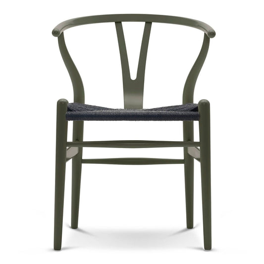 CH24 Wishbone Chair Soft Colours | Olive Green