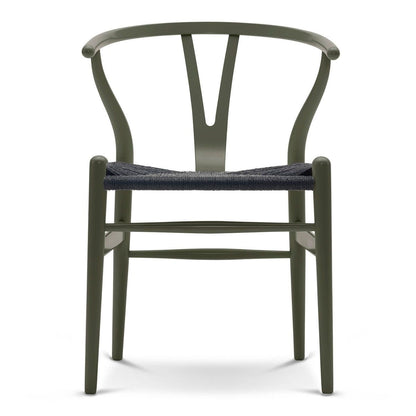 CH24 Wishbone Chair Soft Colours | Olive Green
