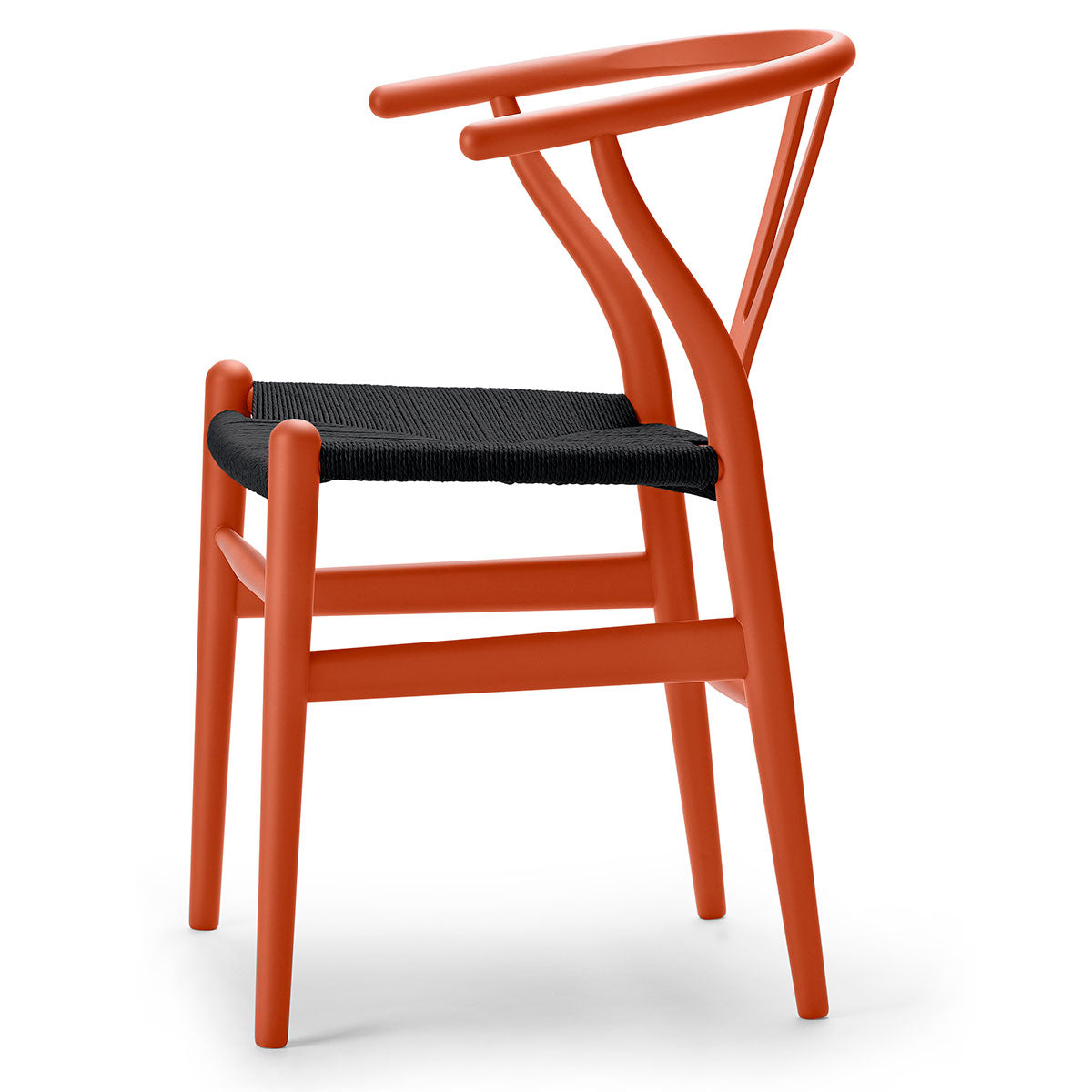 CH24 Wishbone Chair Soft Colours | Orange Red