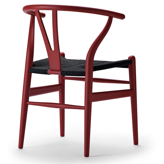 CH24 Wishbone Chair Soft Colours | Red Brown