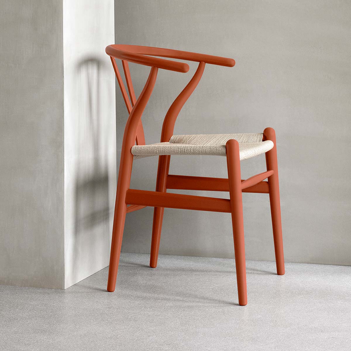 CH24 Wishbone Chair Soft Colours | Terracotta