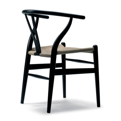CH24 Wishbone Chair Soft Colours | Black