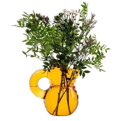 Emily Glass Jug | Amber