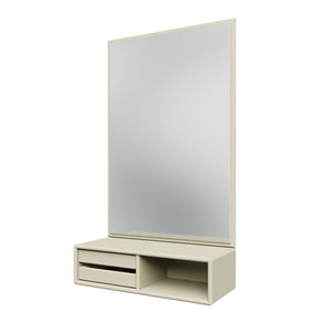 Glance Mirror and Shelf | Vanilla Lacquer