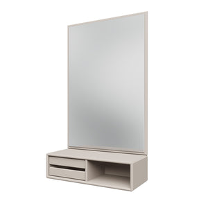 Glance Mirror and Shelf | Clay Lacquer