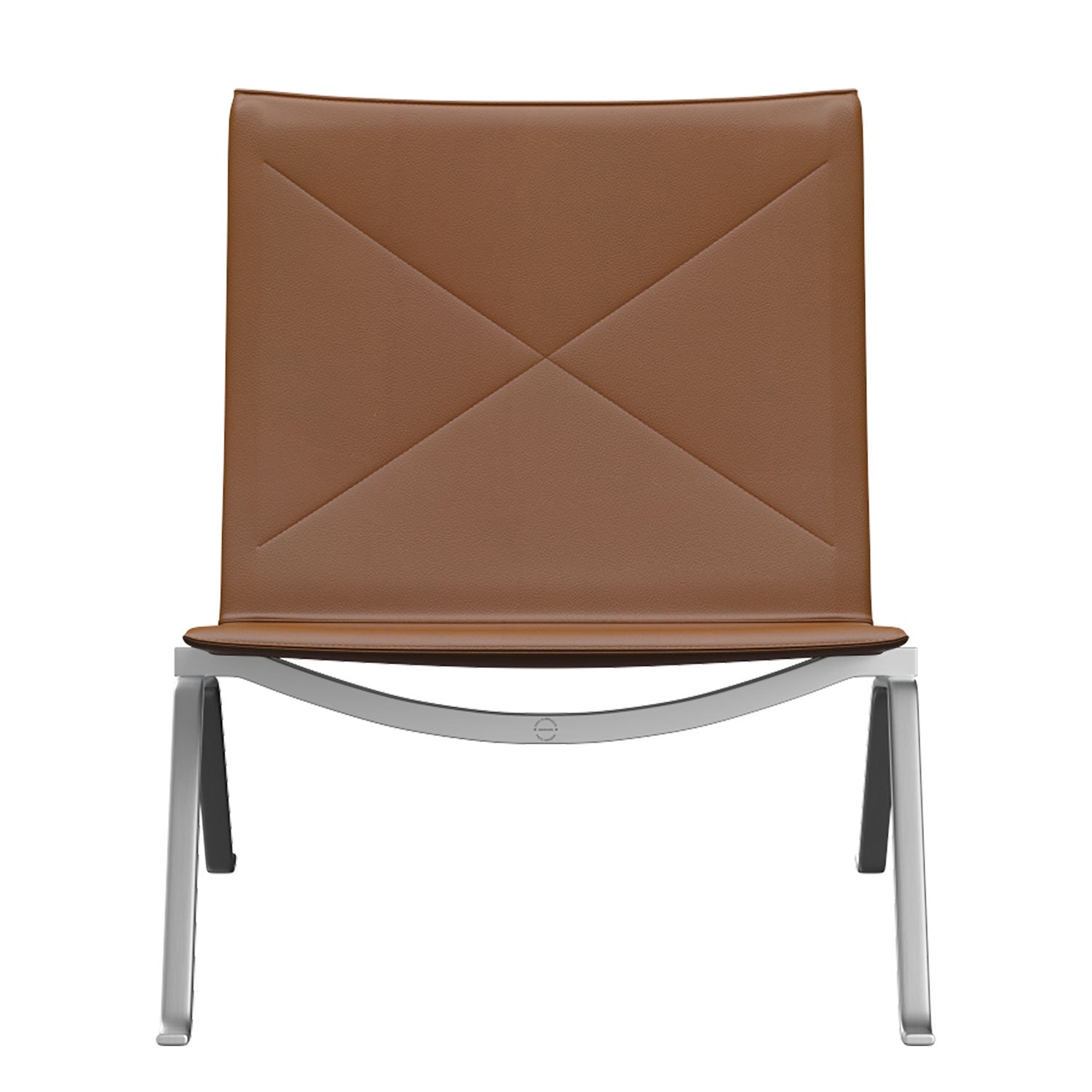 PK22 Easy Chair | Walnut Aura Leather Upholstery
