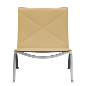 PK22 Easy Chair | Beige Aura Leather Upholstery