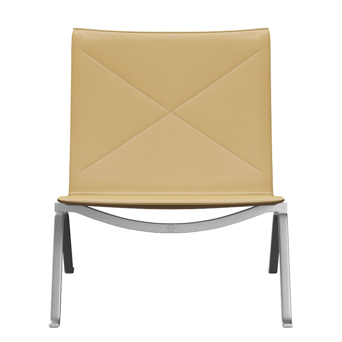 PK22 Easy Chair | Beige Aura Leather Upholstery