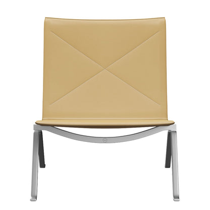 PK22 Easy Chair | Beige Aura Leather Upholstery