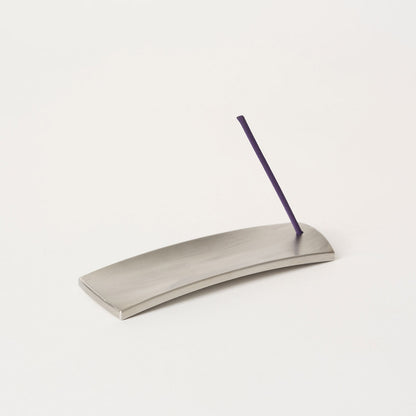 Ellipse Segment Incense Burner Set | Black Oak and Steel