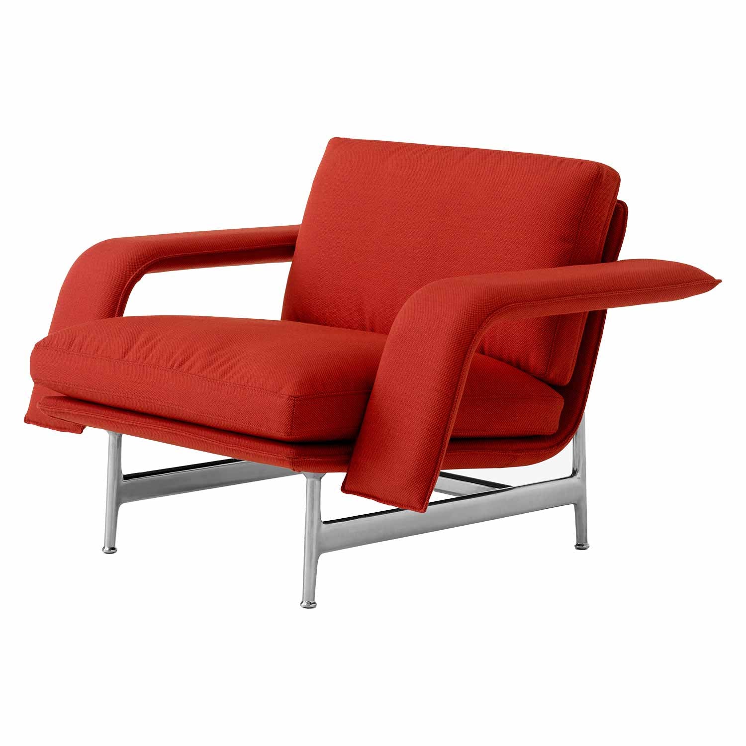 Meantime AV29 Lounge Chair | Red 571 Fiord Fabric Upholstery