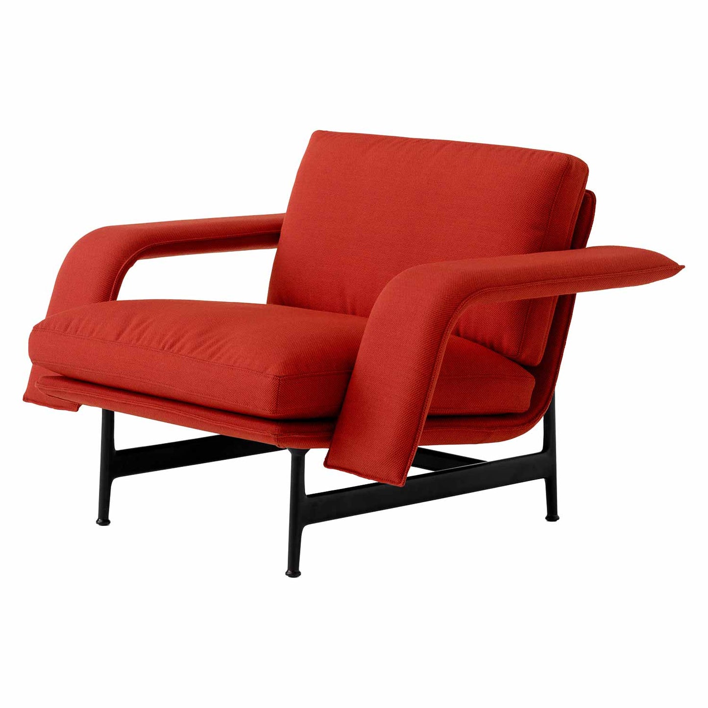 Meantime AV29 Lounge Chair | Red 571 Fiord Fabric Upholstery