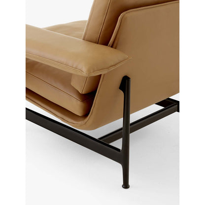 Meantime AV29 Lounge Chair | Cognac Noble Leather Upholstery