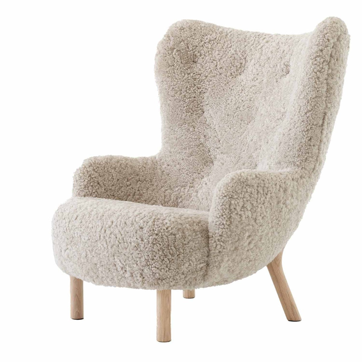 Petra VB3 Lounge Chair | Sheepskin Moonlight