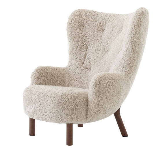 Petra VB3 Lounge Chair | Sheepskin Moonlight