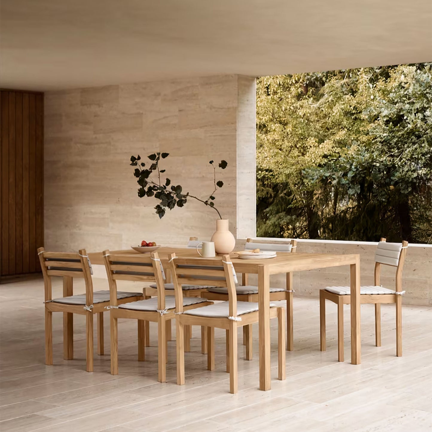 AH901 Rectangular Outdoor Table | Untreated Teak
