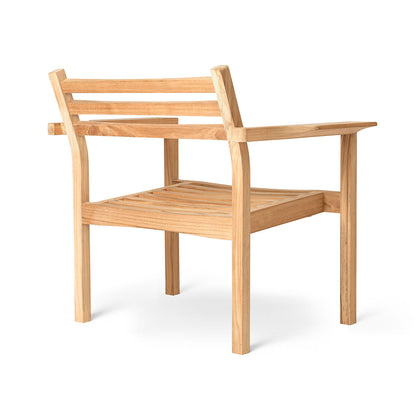 AH601 Outdoor Lounge Armchair | Untreated Teak