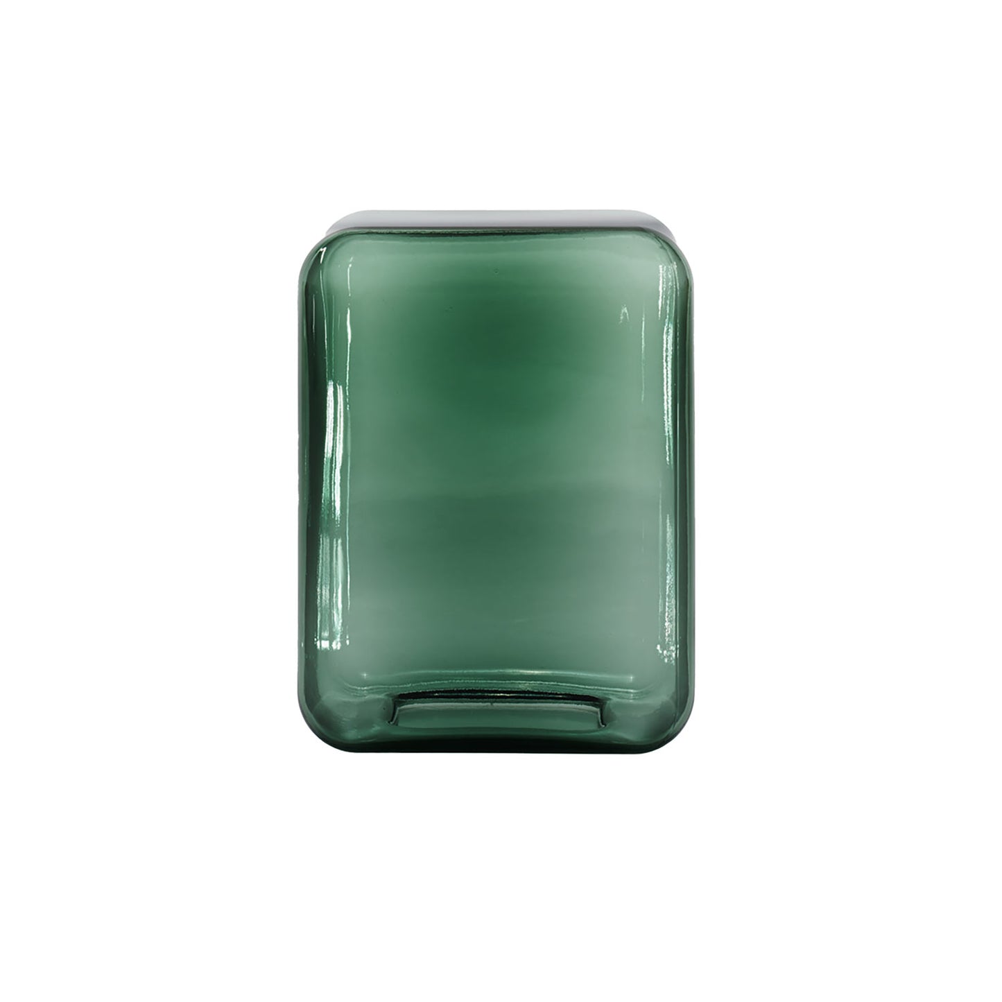 Lokum Coffee Table | Petrol Green Blown Glass VT25 Tall Square