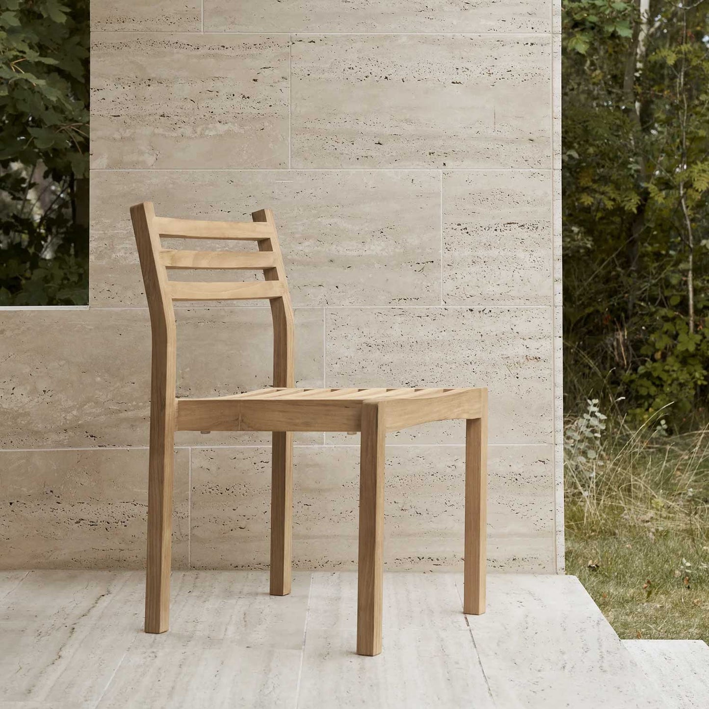 AH501 Outdoor Dining Chair | Untreated Teak