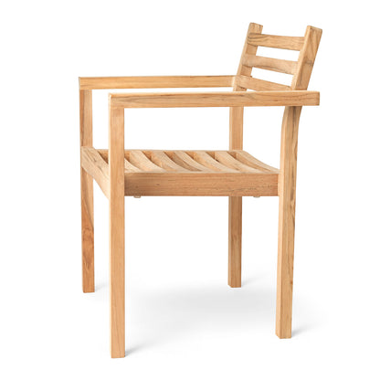 AH502 Outdoor Dining Armchair | Untreated Teak