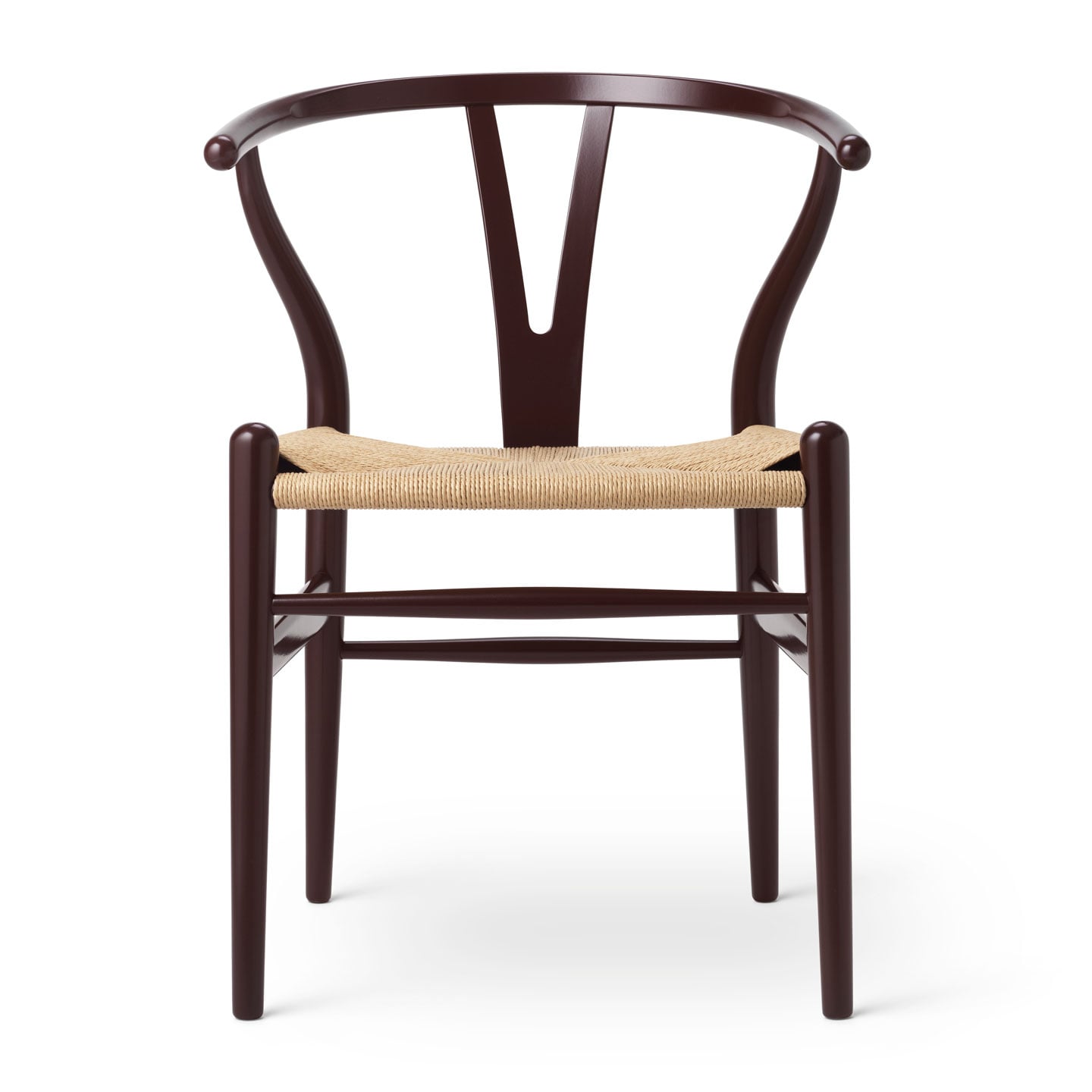 CH24 Wishbone Chair | Oak Frame Lacquered Black
