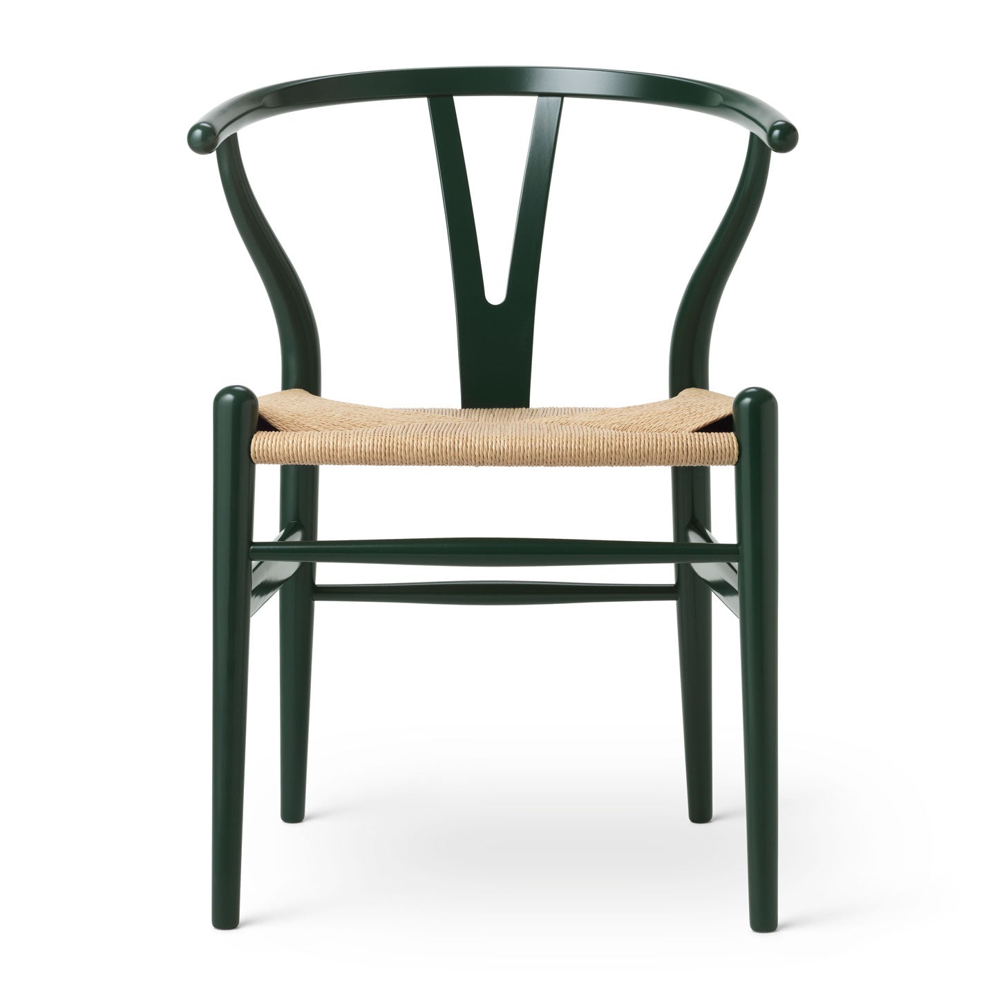 CH24 Wishbone Chair | Oak Frame Lacquered Black
