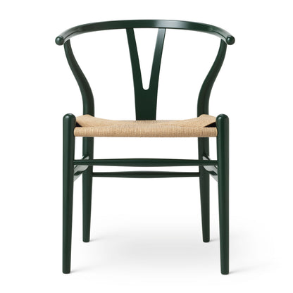 CH24 Wishbone Chair | Oak Frame Lacquered Black