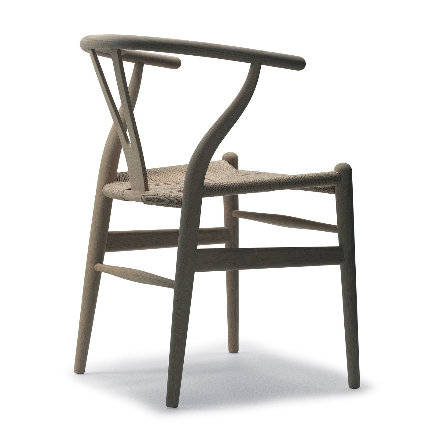 CH24 Wishbone Chair | Oak Frame White Pigmented Oil Finish