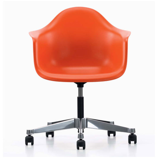 PACC Eames Task Chair | Poppy Red Shell NO Seat Pad