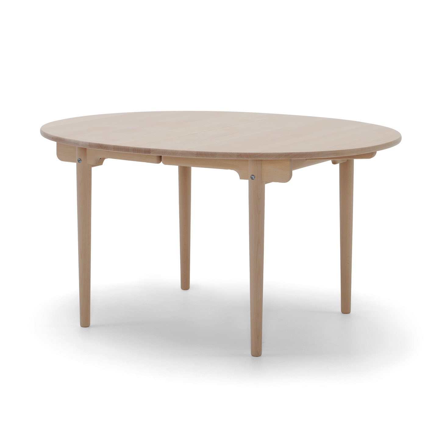 CH337 Extendable Table | Soaped Oak Top and Frame