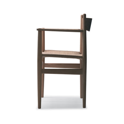 CH37 Chair with Arms | Oak Frame Natural Oiled Finish