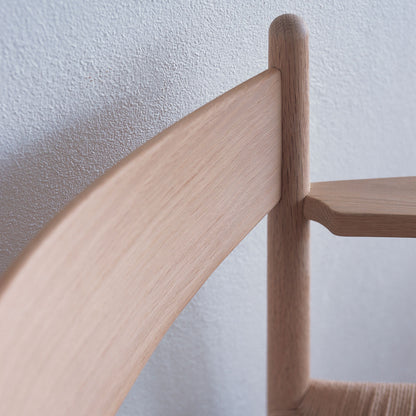 CH37 Chair with Arms | Oak Frame Natural Oiled Finish