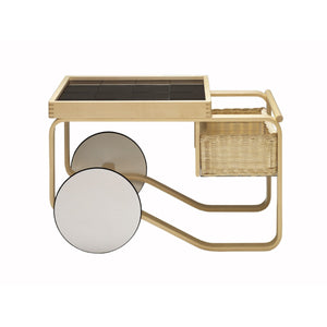 900 Tea Trolley | Black Ceramic Tiles