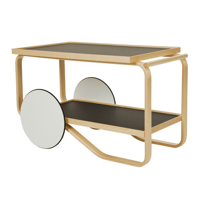 901 Tea Trolley | Black Linoleum