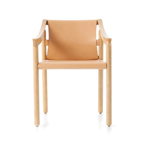 905 Chair | Natural Saddle Leather Seat and Back