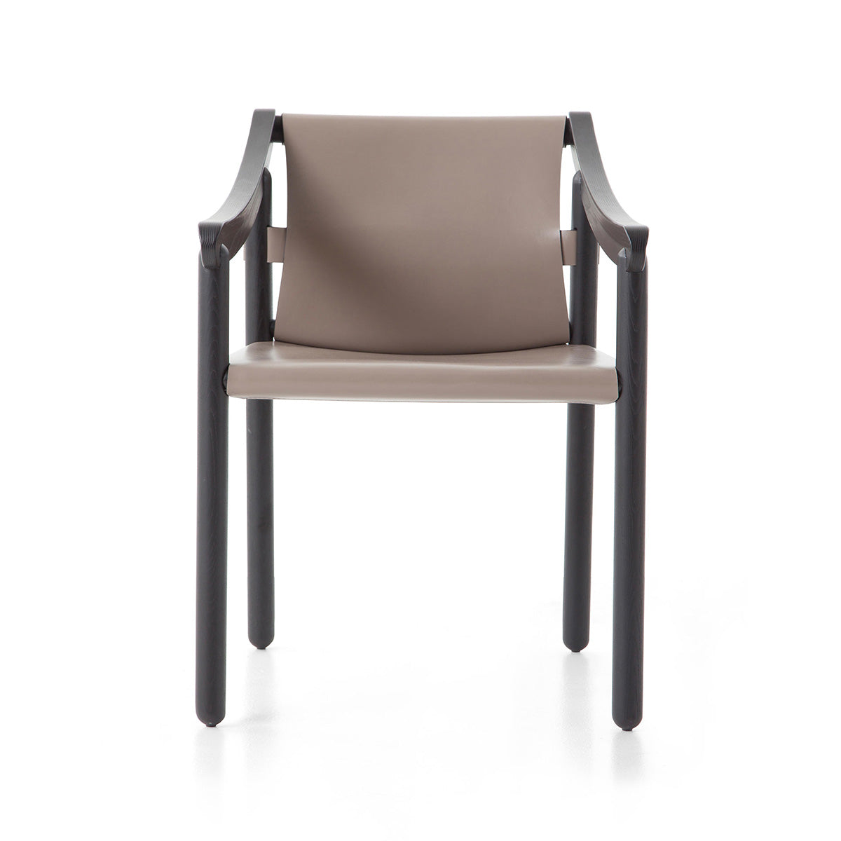 905 Chair | Ivory Saddle Leather Seat and Back