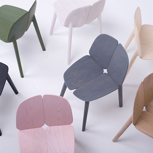 Osso Chair | Ash Stained Grey Seat and Legs